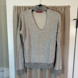 Philanthropy V-Neck Sweatshirt. Medium.